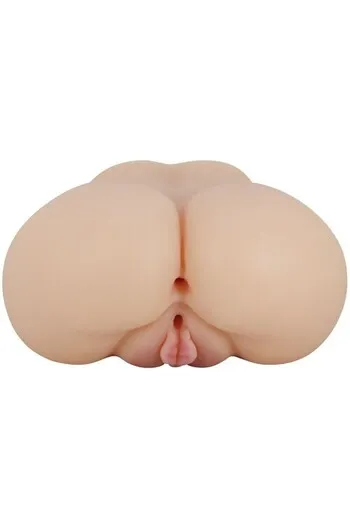 Realistic Dual-Channel Masturbator with Vibration - Crazy Bull