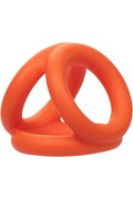 Anello Triplo in Silicone Liquido Alpha - Potenziatore di Piacere Ultra Lusso