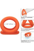 Anello Triplo in Silicone Liquido Alpha - Potenziatore di Piacere Ultra Lusso