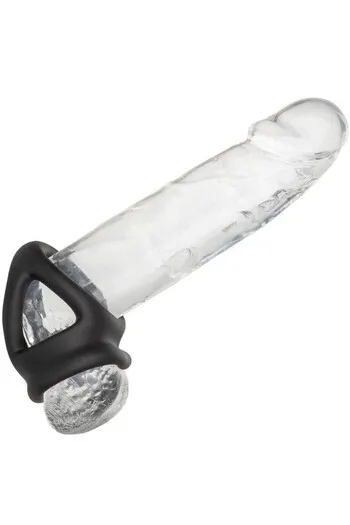 Alpha Liquid Silicone Double Ring and Cage - Stamina Enhancer and Pleasure Booster