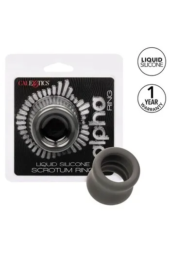 Anello Scrotale in Silicone Liquido Alpha - Potenziatore di Piacere Premium