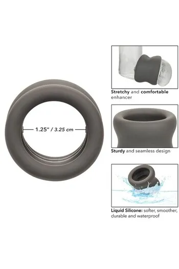 Anello Scrotale in Silicone Liquido Alpha - Potenziatore di Piacere Premium