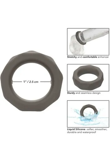Alpha Liquid Silicone Prolong Prismatic Ring | Premium Enhancer | CalExotics