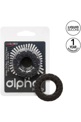 Alpha Liquid Silicone Prolong Tread Ring | Premium Intimate Enhancer by CalExotics