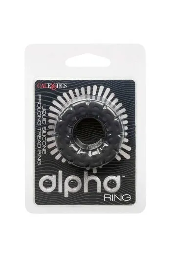 Alpha Liquid Silicone Prolong Tread Ring | Premium Intimate Enhancer by CalExotics