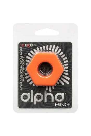 Alpha Liquid Silicone Prolong Sexagon Ring | Premium Enhancer Ring