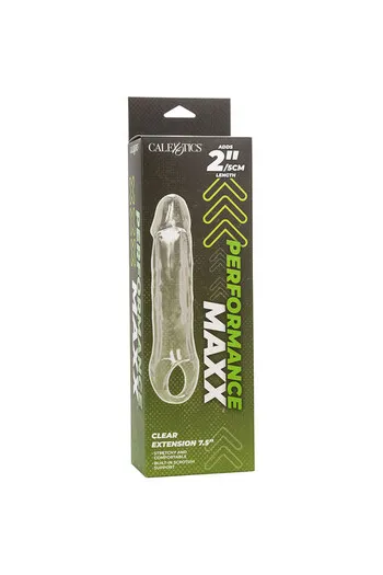 Performance Maxx Clear Extension 7.5" - Transparent Extension for Enhanced Pleasure