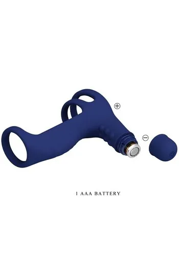 Vibratore per Pene Pretty Love - Massaggiatore Clitorideo e Anello Pene in Uno