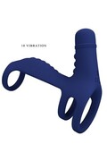 Vibratore per Pene Pretty Love - Massaggiatore Clitorideo e Anello Pene in Uno