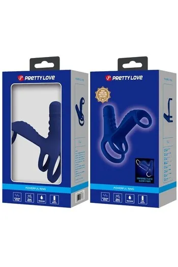 Pretty Love Penis Vibrator - Clitoral Massager & Cock Ring in One