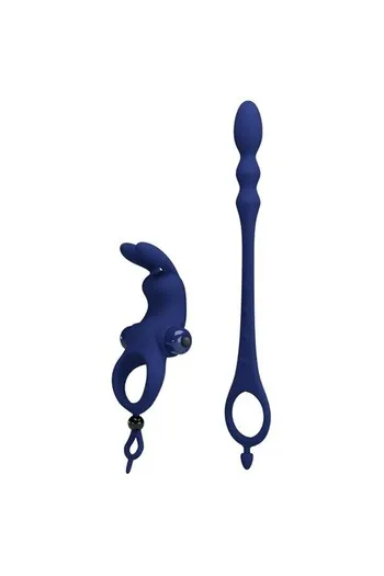 Penis Ring and Anal Plug Multifunction