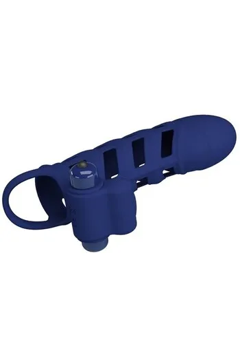 Vibrating Silicone Penis Sleeve - Enhance Erection and Pleasure | Pretty Love