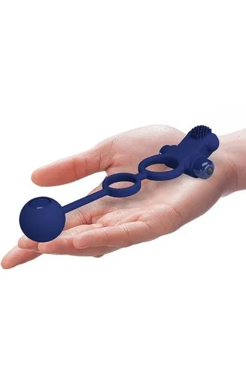 Pretty Love IV Penis Vibrating Sleeve - Dual Stimulation for Couples