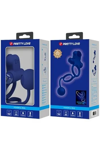 Pretty Love IV Penis Vibrating Sleeve - Dual Stimulation for Couples