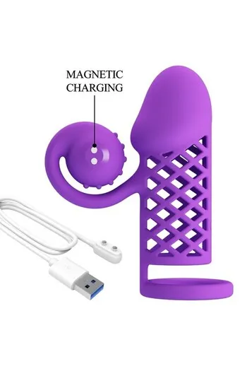 ROMANCE Vibratore Penieno con Vibrazioni Multiple - Estensore per Piacere Intenso