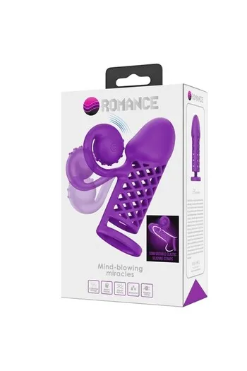 ROMANCE Vibratore Penieno con Vibrazioni Multiple - Estensore per Piacere Intenso