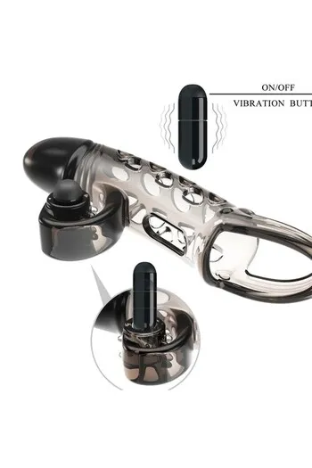 ROMANCE Penis Ring with Vibration | Super Elastic TPE Extender