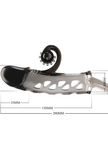 ROMANCE Penis Ring with Vibration | Super Elastic TPE Extender