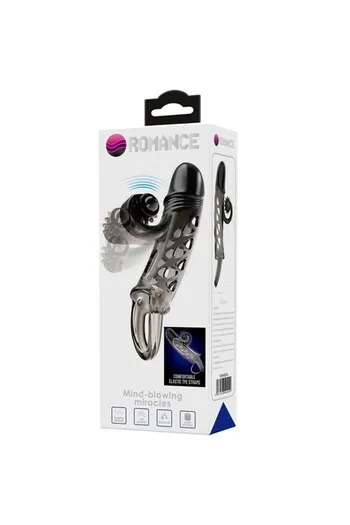 ROMANCE Penis Ring with Vibration | Super Elastic TPE Extender