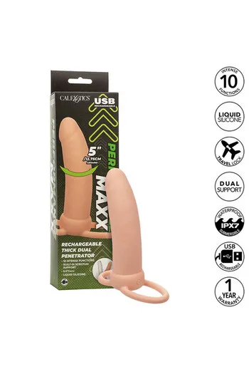 Performance Maxx Rechargeable Thick Dual Penetrator: Intense Dual Penetration Pleasure