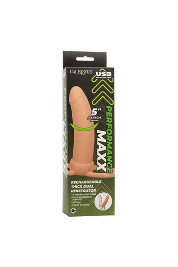 Performance Maxx Rechargeable Thick Dual Penetrator: Intense Dual Penetration Pleasure