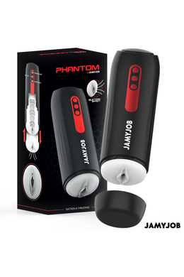PHANTOM Automatic Mouth-Shaped Masturbator by JAMYJOB - Intense Stimulation Experience