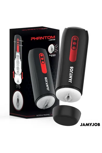 Masturbatore Automatico a Forma di Bocca PHANTOM JAMYJOB - Esperienza di Stimolazione Intensa