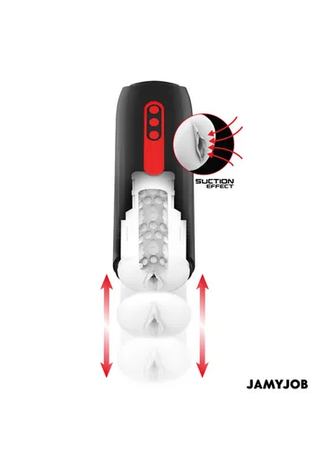 Masturbatore Automatico a Forma di Bocca PHANTOM JAMYJOB - Esperienza di Stimolazione Intensa