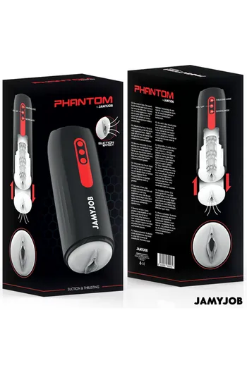 Masturbatore Automatico a Forma di Bocca PHANTOM JAMYJOB - Esperienza di Stimolazione Intensa
