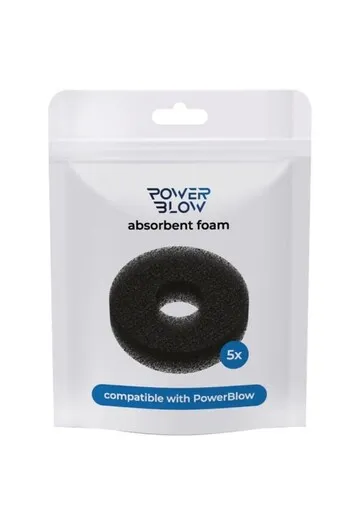 PowerBlow 5-Pack Absorbent Foam Set - Liquid Protection