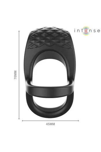 Alex by Intense: Dual Ring Vibrator with Remote - 10 Vibration Modes