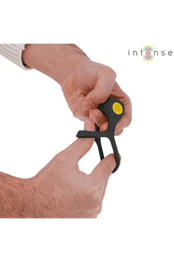 Alex di Intense: Anello Doppio Vibratore con Telecomando - 10 Modi di Vibrazione