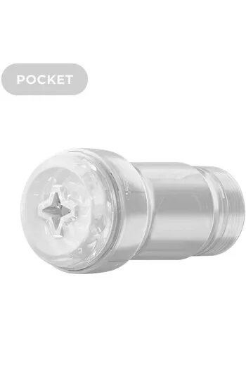 Kiiroo Feel Pocket Stroker Crystal: Il Masturbatore Tascabile Trasparente per Esperienze Intense