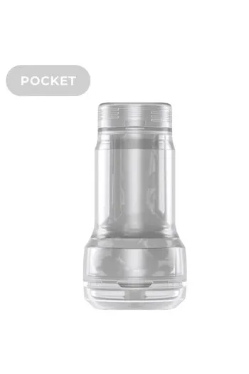 Kiiroo Feel Pocket Stroker Crystal: Transparent Pocket Masturbator for Ultimate Pleasure