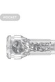 Kiiroo Feel Pocket Stroker Crystal: Transparent Pocket Masturbator for Ultimate Pleasure