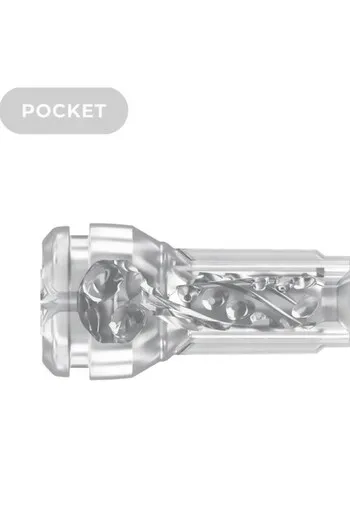 Kiiroo Feel Pocket Stroker Crystal: Transparent Pocket Masturbator for Ultimate Pleasure