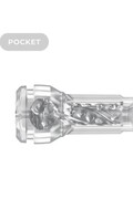Kiiroo Feel Pocket Stroker Crystal: Il Masturbatore Tascabile Trasparente per Esperienze Intense