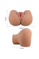 CRAZY BULL BM-009243Z-1 Double-Ended Masturbator with Vibration | Realistic Experience