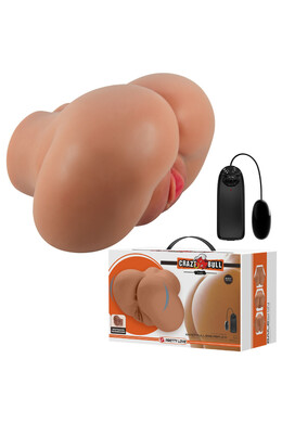 CRAZY BULL BM-009244Z-1 Double Entry Masturbator Realistic Vagina and Anus