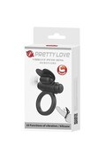 Anello Penieno a Forma di Coniglio PRETTY LOVE BI-210316 - Vibrazione Doppia Piacere