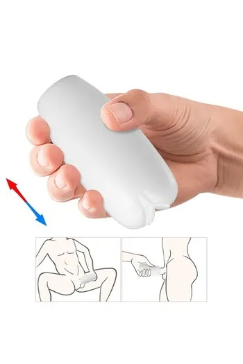 PRETTY LOVE BI-014832-4H Male Masturbator | 3 Sensory Tunnels | Phthalate-Free Material