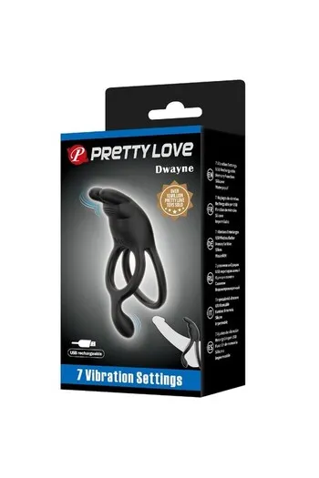PRETTY LOVE BI-210335 Penis Vibrating Ring - Enhanced Power and Pleasure