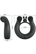 Anello Penieno Vibro-Stimolante PRETTY LOVE BI-210324 - Intensifica il Piacere