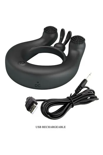 PRETTY LOVE BI-210324 Vibrating Penis Ring - Enhance Pleasure and Stamina