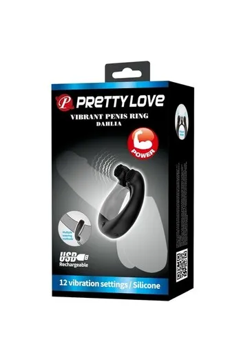 Anello Penieno Vibro-Stimolante PRETTY LOVE BI-210324 - Intensifica il Piacere
