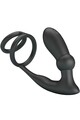 Penile Ring with Vibrating Anal Plug - PRETTY LOVE BI-210341