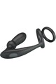 Penile Ring with Vibrating Anal Plug - PRETTY LOVE BI-210341
