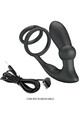 Penile Ring with Vibrating Anal Plug - PRETTY LOVE BI-210341