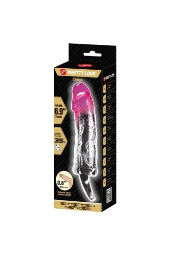 PRETTY LOVE BI-026210-2: TPR Cock Sleeve for Intense Stimulation