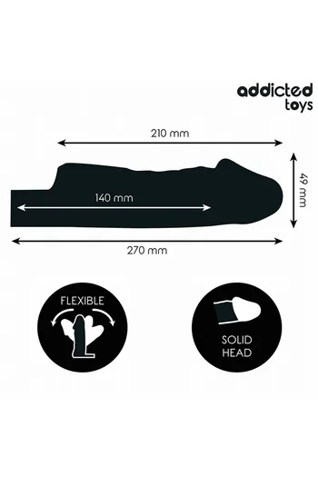 Fodera per Pene Addicted Toys Taglia M - Aumento di Lunghezza e Spessore